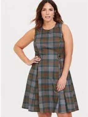 Torrid Outlander Mackenzie Plaid Skater Dress